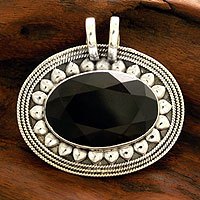 Smoky quartz pendant,