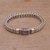 Sterling silver chain bracelet, 'Shining Naga' - Sterling Silver Naga Chain Bracelet from Bali (image 2b) thumbail