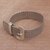 Sterling silver wristband bracelet, 'Belt of Tenganan' - Handcrafted Sterling Silver Chain Bracelet from Bali (image 2b) thumbail