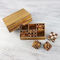 Wood puzzles,