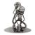 Auto part sculpture, 'Quarterback Snap' - Football Players Recycled Auto Part Metal Sculpture (image 2c) thumbail