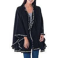 Alpaca blend cape,