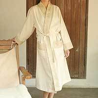 Cotton robe,