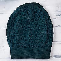 100% baby alpaca hat,