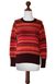 100% alpaca sweater, 'Fiesta in Cuzco' - Alpaca Wool Art Knit Pullover Sweater (image 2c) thumbail