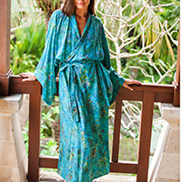 Batik robe,