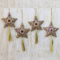 Beaded ornaments,