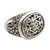 Sterling silver cocktail ring, 'Java Jasmine' - Unique Floral Sterling Silver Cocktail Ring (image 2a) thumbail