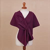 100% baby alpaca cape,
