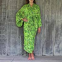 Batik robe,