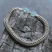 Stainless steel chain bracelet,