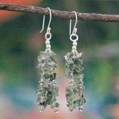 Labradorite waterfall earrings , Rejoice