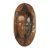 African wood mask, 'Gursi Couple' - Handcrafted African Wood Gursi Mask from Ghana (image 2a) thumbail