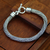 Men's sterling silver chain bracelet, 'Currents' - Men's Handmade Sterling Silver Chain Bracelet (image 2) thumbail