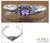 Amethyst cuff bracelet, 'Sibak Tatah Leaves' (6 inch) - Amethyst Sterling Silver Cuff Bracelet (6 Inch) thumbail