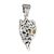 Gold-accented multi-gemstone pendant, 'Monarch Butterfly Queen' - Multi-Gemstone Butterfly Pendant with Gold Accents (image 2c) thumbail