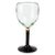 Blown glass goblets, 'Amber Mirage' (set of 4) - Hand Made Blown Glass Wine Glasses (set of 4) (image 2c) thumbail