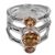 Citrine multi-stone ring, 'Bamboo Dew' - Hand Made Citrine Sterling Silver Multistone Ring Indonesia (image 2a) thumbail