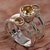 Citrine multi-stone ring, 'Bamboo Dew' - Hand Made Citrine Sterling Silver Multistone Ring Indonesia (image 2b) thumbail