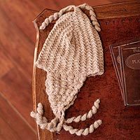 100% alpaca chullo hat,