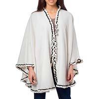 Alpaca blend cape,