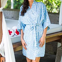 Batik robe,