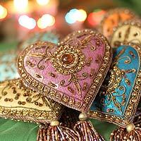 Beaded ornaments,