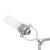 Quartz and amethyst pendant necklace, 'Precious Amulet' - Sterling Silver Amethyst and Clear Quartz Amulet Necklace (image 2d) thumbail