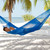 Rope hammock, 'Glowing Sapphire' (single) - Blue Rope Hammock (Single) thumbail