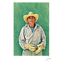 'Tequila Man' - Tequila Worker Color Photograph Limited Edition