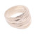Sterling silver band ring, 'Tegenungan River' - Artisan Crafted Sterling Silver Band Ring from Bali (image 2d) thumbail
