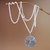 Men's sterling silver necklace, 'Inspiration Tree' - Men's Handmade Sterling Silver Necklace (image 2b) thumbail