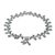 Sterling silver anklet, 'Joyous Dance' - Traditional Indian Anklet Jewelry in Sterling Silver (image 2c) thumbail