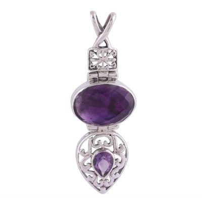 Amethyst pendant, Wise Beauty