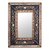Mirror, 'Cajamarca Frost' - Hand Made Floral Glass Wood Rectangle Mirror (image 2a) thumbail