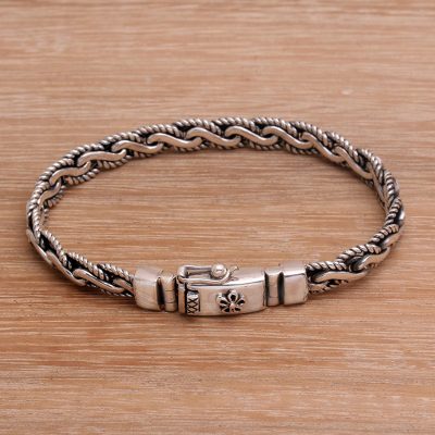 Sterling silver chain bracelet, True Unity
