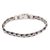Sterling silver chain bracelet, 'True Unity' - Balinese Sterling Silver Floral Chain Bracelet (image 2d) thumbail