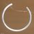 Sterling silver choker, 'Bali Horseshoe' - Sterling Silver Collar Necklace thumbail