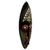 Akan wood mask, 'Star Guide' - Red and Black Beaded African Mask (image 2b) thumbail