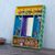 Wood retablo wall mirror, 'Children at Play' - Hand-Painted Wood Retablo Wall Mirror Crafted in Peru (image 2c) thumbail