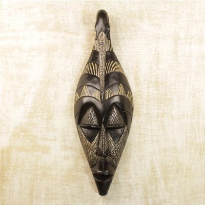 African wood mask, Back to My Roots