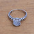Rainbow moonstone single stone ring, 'Temple Heirloom' - Rainbow Moonstone Single Stone Ring Crafted in Bali thumbail