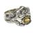 Citrine cocktail ring, 'Monkey Glam' - Silver and Citrine Monkey Theme Ring (image 2a) thumbail