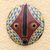 African wood mask, 'Round Color' - Colorful African Wood Mask Crafted in Ghana thumbail