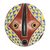 African wood mask, 'Round Color' - Colorful African Wood Mask Crafted in Ghana (image 2a) thumbail