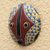 African wood mask, 'Round Color' - Colorful African Wood Mask Crafted in Ghana (image 2b) thumbail