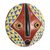 African wood mask, 'Round Color' - Colorful African Wood Mask Crafted in Ghana (image 2c) thumbail