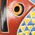 African wood mask, 'Round Color' - Colorful African Wood Mask Crafted in Ghana (image 2d) thumbail