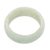 Jade band ring, 'Pale Green Halo' (8 mm) - 8 mm Wide Artisan Crafted Band Ring of Guatemalan Jade (image 2a) thumbail