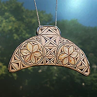 Ceramic daghdghan decor, 'Success Attraction' - Traditional Amenian Ceramic Amulet